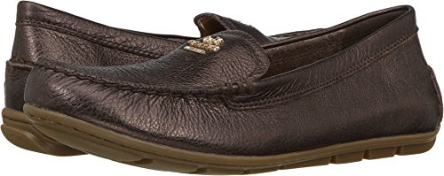 COACH Women's Mary Lock Up Bronze Metallic Tumbled Shoe