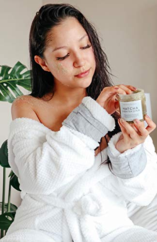 Brooklyn Botany Matcha Green Tea Exfoliating Body Scrub - Multi Purpose Body Scrub and Facial Scrub Moisturizes and Nourishes Face and Skin - Reduce Inflammation - Great Gifts For Women - 10 oz - Thumbnail 6