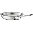 All-Clad 4112 Stainless Steel Tri-Ply Bonded Dishwasher Safe Fry Pan/Cookware, 12-Inch, Silver