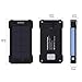 Solar Chargers,X-DNENG 10000mAh Portable Solar Power Bank High Efficiency Sunpower Cellphone Chargers Rain-Resistant Dirt/Shockproof Backup with Dual USB Port Solar Battery Charger for USB Devices