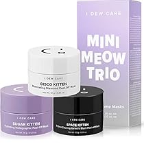 I DEW CARE Sugar Kitten | Holographic Hydrating Peel-Off Glitter Face Mask with Niacinamide | Korean Skincare,