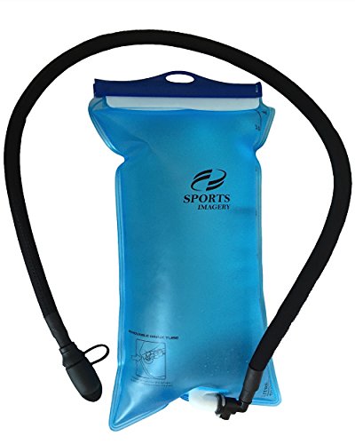 Sports Imagery-Hydration Bladder Water Reservoir Pack -3 Liter /100 Oz Extra Thick Military Quality with Insulated Flow Tube for Hiking, Cycling, Climbing, Backpack.