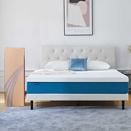 IYEE NATURE Queen Mattress, 8 inch Gel Memory Foam Mattress in a Box