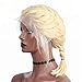 613 Blonde Bob Wig Colored 13x6 Deep Part Human Hair Wigs with Baby Hair Glueless Lace Front Wigs with Pre-Plucked Hairline 150% Density Straight Wig for Black Women 12 Inch