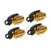 uxcell® Cool Golden Grenade Shaped Car Auto Tire Valve Caps Cover
