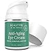 BeautyRx by Dr. Schultz Eye Cream for Dark Circles, Bags, Wrinkles & Puffiness. Best Firming Under & Around Eyes Anti-Aging & Moisturizing Treatment with Vitamin C, Hyaluronic Acid & Green Tea (1 oz)