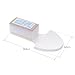Toilet Cover Handle,(Pack of 2) Toilet Seat Pad Cover Lifter, Lift Raise Lower Lid the Clean Way - Avoid Touching - Self-adhesive Hygiene - Cleaner & Healthier