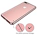 iPhone 8 Plus / iPhone 7 Plus Case, EasyAcc Soft TPU Case Crystal Clear Transparent Slim Anti Slip Case Back Protector Cover Shockproof for iPhone 8 Plus / iPhone 7 Plus - Rose Gold
