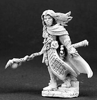 Reaper Damar Hawkwinter, Adventuring Wizard by Reaper