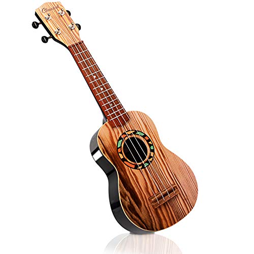 SAOCOOL Ukulele Guitar for Kids, 21 inch Ukulele Guitar Kids Guitar Toy, 4 String Child Guitar Toys for Girls and Boys