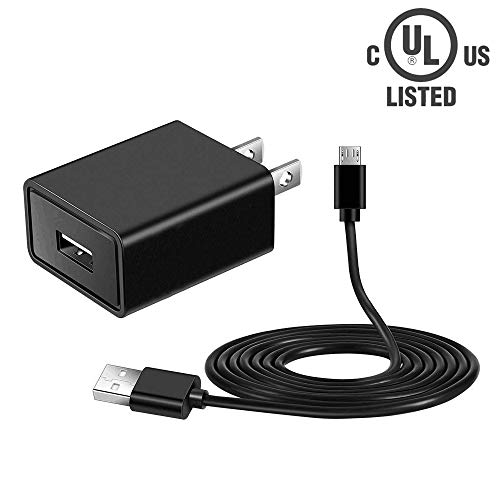 KEAIDUO 10W 5V 2A Replacement Rapid Charger AC Power Adapter with 5.0 Ft Micro-USB Cable for Tablet Hd, Hdx 6" 7" 8.9" 9.7" Tablets and Phones, Tab Power Supply Cord - Thumbnail 6