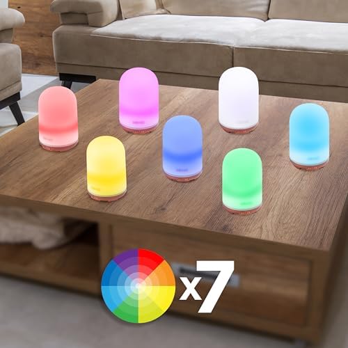 AD12 Aroma Diffuser, Luftbefeuchter mit 100ml Tank, mit 7 Farben