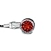 Senkauto Motorcycle Bullet 20 LED turn Signal Light Blinker (Red Light, Chrome)