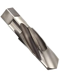 Dormer E653 acero de alta velocidad de combinación para taladro llave de tubería y, NPT, sin recubrimiento (bright) acabado, Ronda Shank cuadrada con final, 1