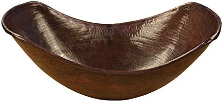 Copper Sink Bathroom Cradle Vessel Design Handmade Hammered Finish