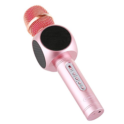 image for Wireless Microphone Karaoke,Amicool Portable Karaoke Player Speaker fo