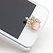 GBSELL 3D Crystal Bling Floral Crown Diamond Home Button Sticker For iPhone iPad (A)