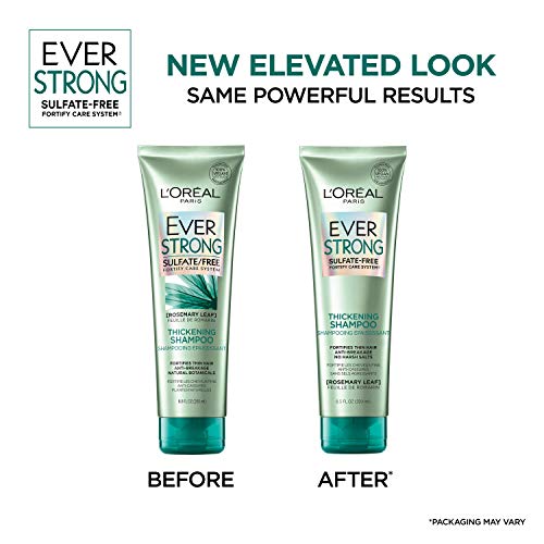 L'Oreal Paris EverStrong Thickening Sulfate Free Shampoo and Conditioner Kit, Thickens + Strengthens, For Thin, Fragile… - Image 3