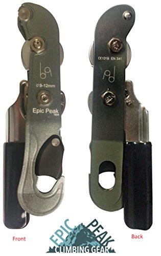 Epic peak climbing self braking stop descender, belayin…