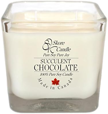 Soy Candles Scented - Succulent Chocolate from Skore Candle - 14 oz. Made with pure, natural soywax. Best for eliminating odor in your kitchen. Infuse your entire home with sweet fragrance