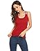 EASTHER Women's Sleeveless Sparkle Shimmer Camisole Racerback Sequined Tank Tops