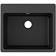 Elkay Quartz Classic ELG2522BK0 Single Bowl Drop-in Sink, Black