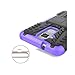 Asus ZenFone 3 Max ZC520TL Case, Starhemei Slim Hard PC Armor Hybrid Bumper TPU Soft Drop Protection Defender Case Cover for Asus ZenFone 3 Max 5.2 Inch (Armor-Purple)