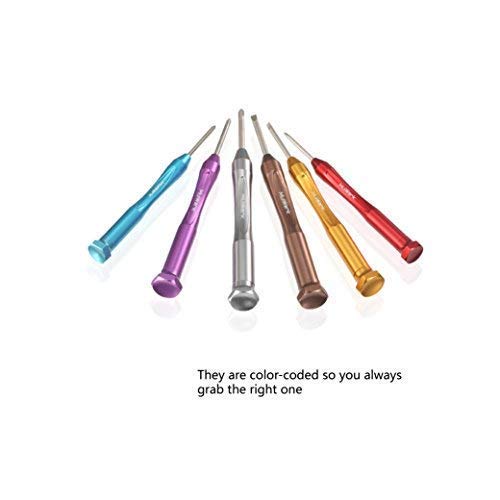 6-Piece Magnetic Precision Screwdriver Set - Micro Tips For Glasses, IPhone, Watch & Electronics Repair