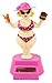 Solar Toy ~ Dancing Cool Beach Bikini Lady with Swimming Suit Bobble Head Car Dash Home Decor US Seller