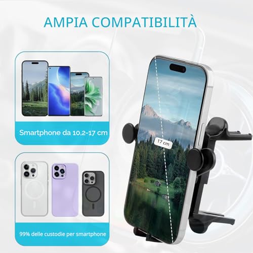 ICAILIN Car Phone Holder for 360°Rotation Car Phone Holder for Smart 453,Forfour Fortwo Accessories,Mercedes Benz A/B/C/E/S,Mini Cooper
