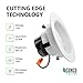Sunco 10 Pack 4 Inch LED Recessed Lights, Retrofit Can Light for Ceiling, Baffle Trim, 660 LM, 11W (60W Equivalent), 6000K Daylight Deluxe, Dimmable, Damp Rated ETL.