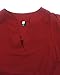 Face N Face Women's Summer V Neck Solid Loose Casual Cuffed Long Sleeve Blouses Medium Wine Red