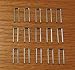 25 PCS Plantation Shutters Tilt Rod , Louvers Staples, Replace Missing Staples