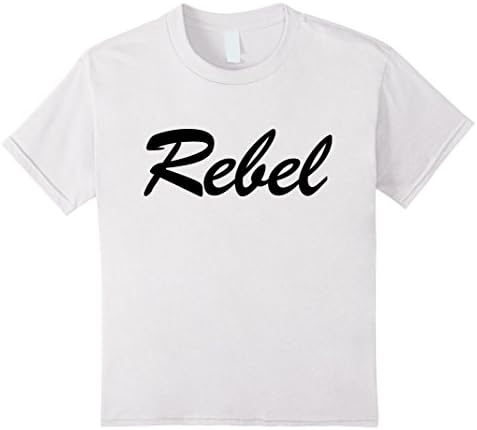 unisex-child Rebel T-Shirt by ArtHouseGalveston 8 White
