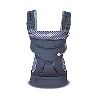 SONARIN 4-in-1 Convertible Baby Carrier,Sunscreen Hood,Ergonomic,for Newborn to Toddler(3-48 Months),Maximum Load 20kg,Front Facing Baby Carrier,Child Carrier Backpack(Dark Blue)