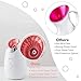 Lavinda Facial Steamer, Temp Controller Protection UV Light BPA Free Nano Ionic Home Spa Face Steam Mist Sprayer Moisturizing with Silicone Sonic Facial Brush