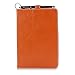 Snugg iPad Mini & Mini 2 Case - Smart Cover with Flip Stand & Lifetime Guarantee (Orange Leather) for Apple iPad Mini & Mini 2 with Retina