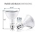 Hyperikon LED PAR30 Dimmable Bulb, 12W (75W Equivalent), 2700K (Warm White), CRI 90+, Indoor/Outdoor Spot Light, Medium Base (E26) - Kitchen, Bedroom, Recessed Lighting, Flood Light (6 Pack)