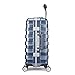 Samsonite 111170-1432 Framelock Hardside Carry On Luggage with Spinner Wheels 20 Inch Ice Blue Bundle w/Deco Gear Luggage Accessory Kit (10 Item)