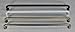 Urbanest Energy Saving Wrap Around Black Out Return Adjustable Window Curtain Metal Rod Set, 1-inch Diameter, 52