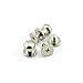 LQ Industrial 12 Sets 8x10x10mm Silver Chicago Screws Round Head Button Stud Slotted Screws Nail Rivet for DIY Leather Craft