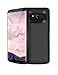 Galaxy S8 Plus Battery Case, Dcase Galaxy S8 Plus 5500mAh Extended Portable Battery Case, Rechargeable Fast Charging Battery Case For Samsung Galaxy S8 Plus (Black)