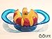Super Durable Apple Slicer - Cutter - Corer - Wedger - Unique Translucent Blue - Multi Function Divider by OjoLife Innovations - Razor Sharp Stainless Steel Blades - PBA Free - Ergonomic Low Profile