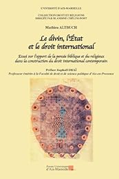 Le  divin, l'État et le droit international