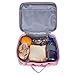 Wildkin Kids Insulated Lunch Box – Durable and Reusable for School & Travel - Horses in Pink