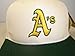 MLB Oakland Athletics Retro White 2 Tone Snapback Cap Old School