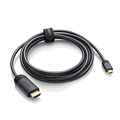 USB C to HDMI Cable (4K 60Hz, 6ft) 24K Gold Plated Connectors, USB 3.1 & Thunderbolt 3 Compatible with MacBook Pro, iPad Pro, iMac 4K / 5K / Pro, Surface Book 2 Samsung S8 S9 Note 8 9