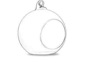 NUEAYMS Hanging Glass Planter Terrarium Globe Tea Light Candle Holder Succulents Vase Hanger Air Plant Terrarium for Home Wed