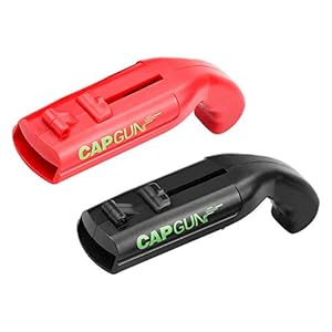 KARAA 2 stuks flessenopener pistool bieropener flessendop cap shooter grappige flesopener voor thuis bar party drinkspel