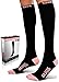SB SOX Lite Compression Socks for Men & Women (15-20mmHg) – Best Compression Socks for Travel, Sports, and Daily Wear - XXL Sizes too! (Black/Pink, S/M)
